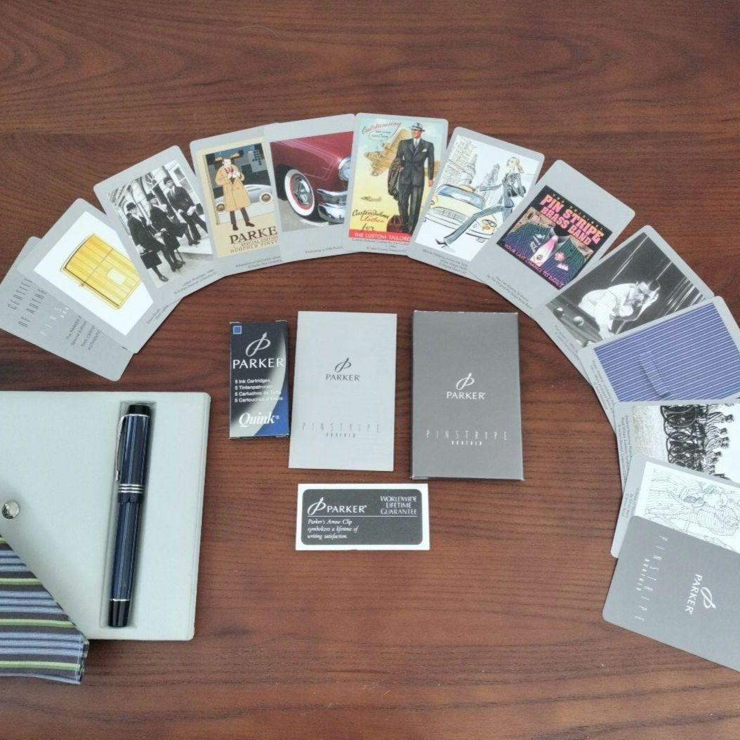 Parkerデュオフォールド・ピンストライプ 国内120本限定品・高級万年筆