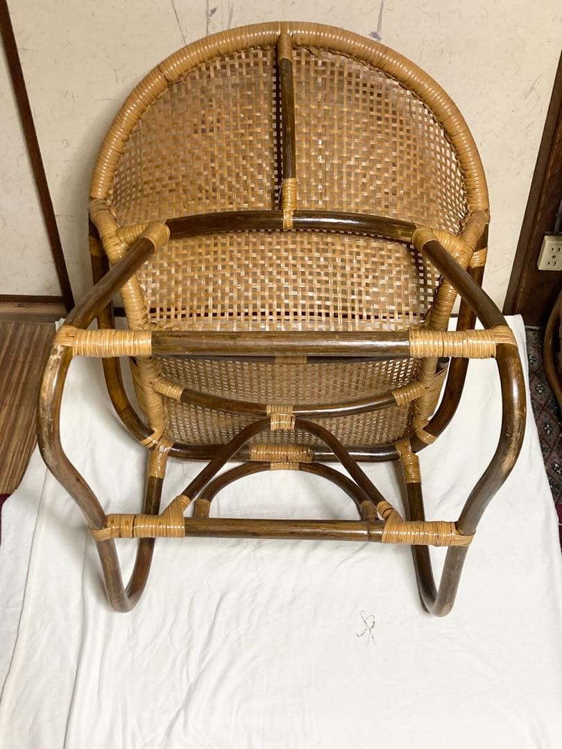 エトセトラ！【アンティーク】 籐ラタン チェア①