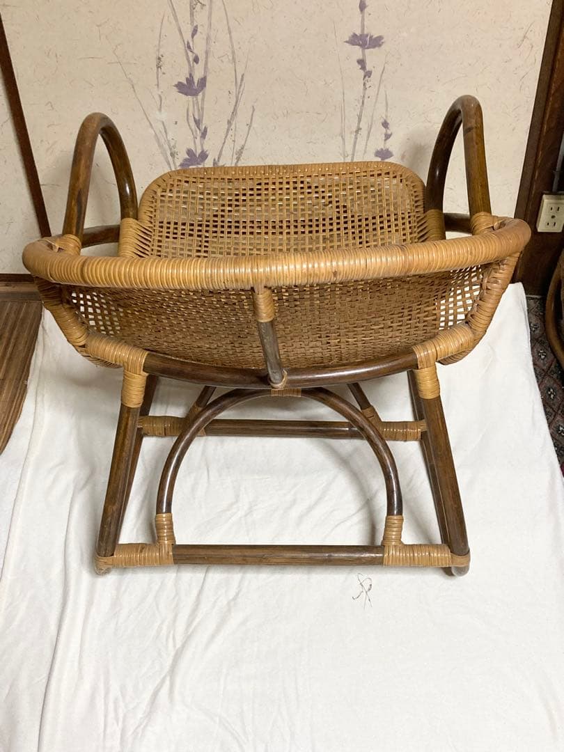 エトセトラ！【アンティーク】 籐ラタン チェア①