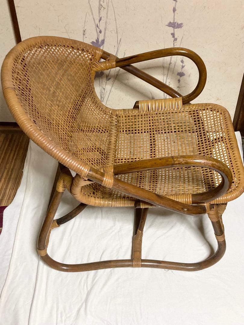 エトセトラ！【アンティーク】 籐ラタン チェア①