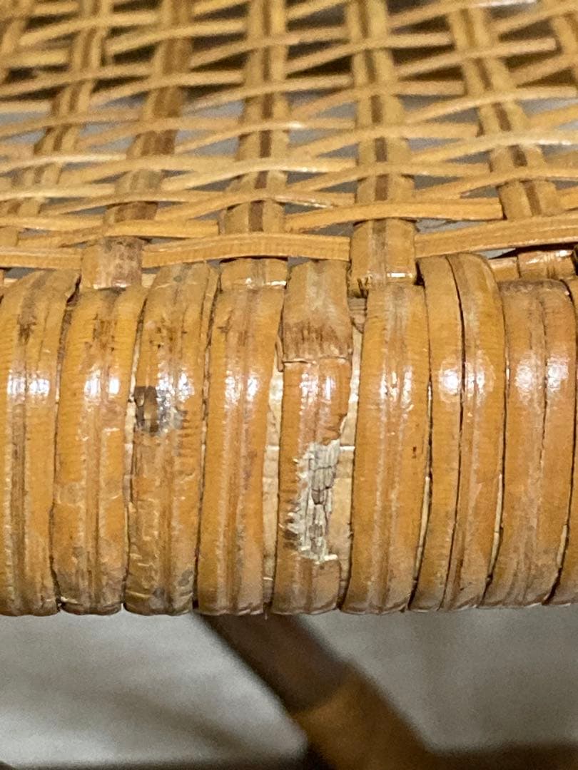 エトセトラ！【アンティーク】 籐ラタン チェア①