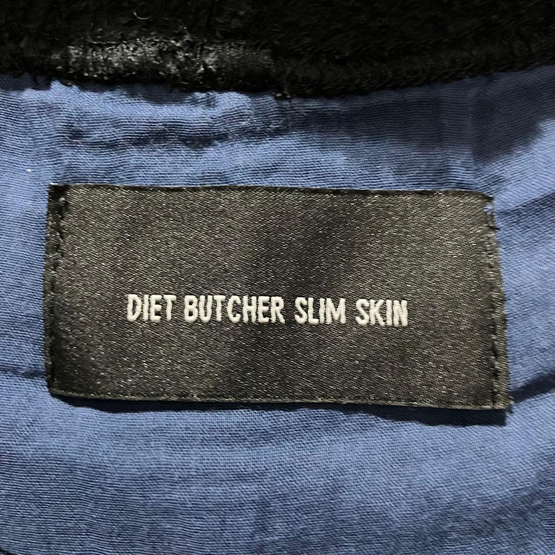 ダイエットブッチャースリムスキン ノースリーブ フード ベスト パーカー y2k