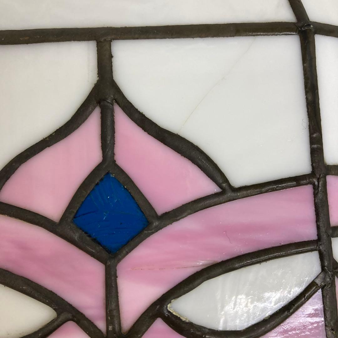 A281-53 アンティーク ステンドグラス吊り下げ照明器具 吊り下げランプ