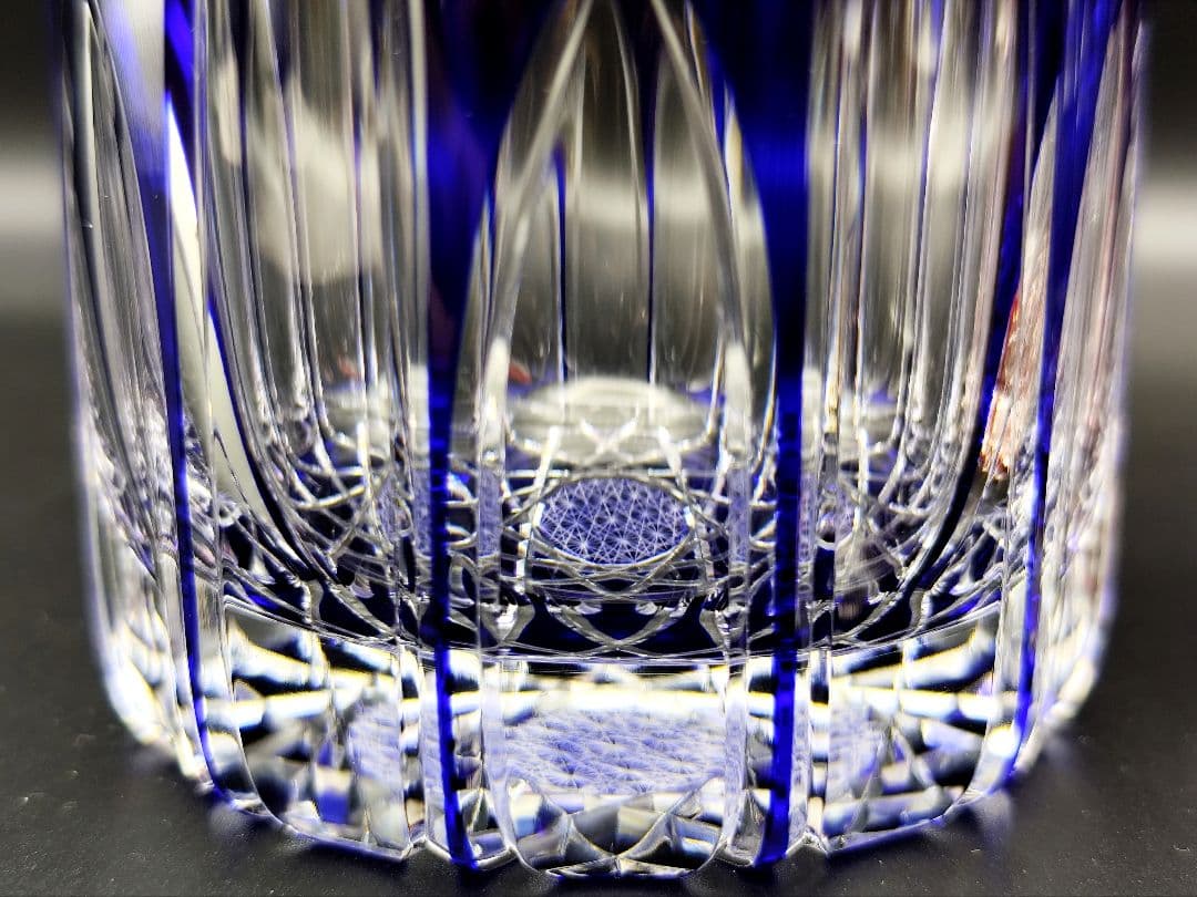 定価77000円？美品 江戸切子 華硝 ロックグラス（切子、江戸切子、薩摩切子）