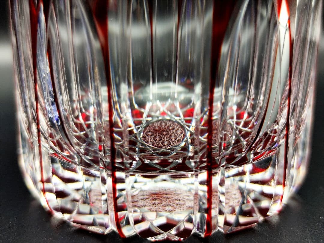 定価77000円？美品 江戸切子 華硝 ロックグラス（切子、江戸切子、薩摩切子）