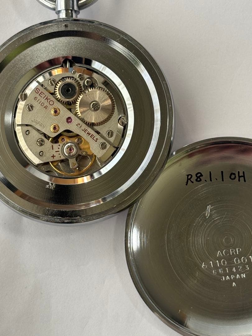 OH済み　セイコー　プレシジョン　21石　手巻き　鉄道時計　19セイコー　美品