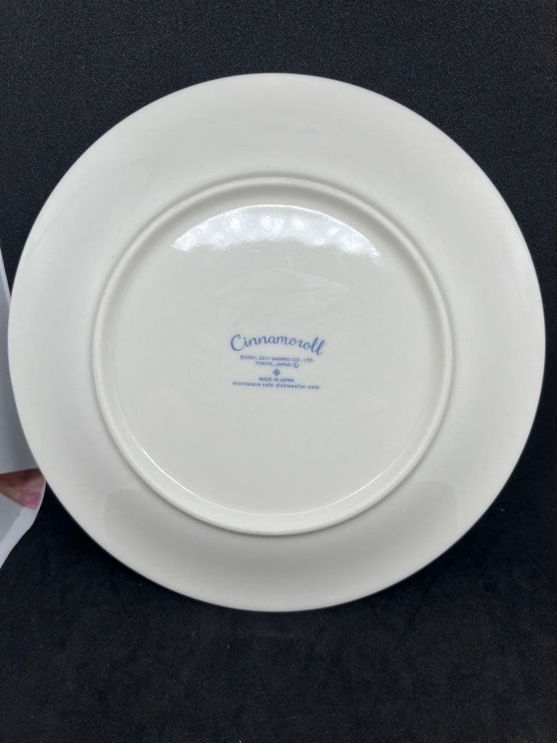 シナモロール サイン　皿　奥村心雪先生　サイン会