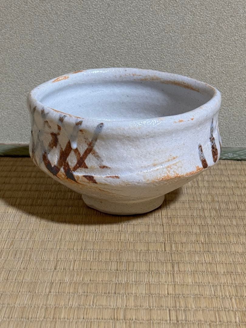 加藤弥右衛門　志野茶碗　鵬雲斎書付