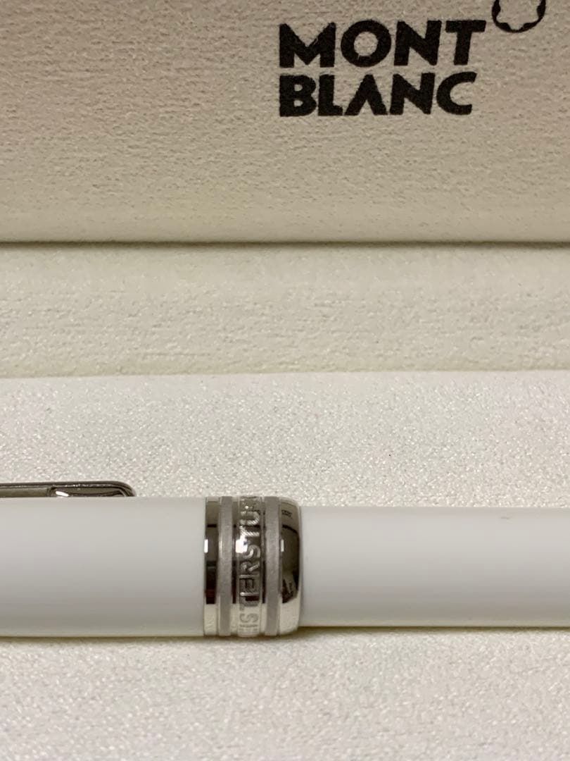MONTBLANC マイスターシュテュック ホワイトソリテール　ボールペン