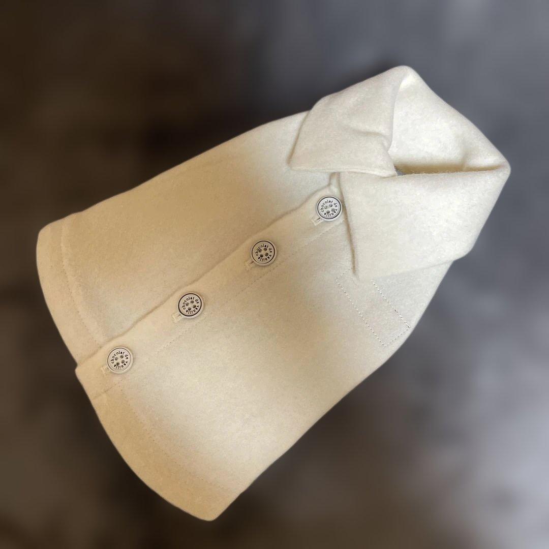 アトリエgg ウールハイネックベストサイズ19ハーフ