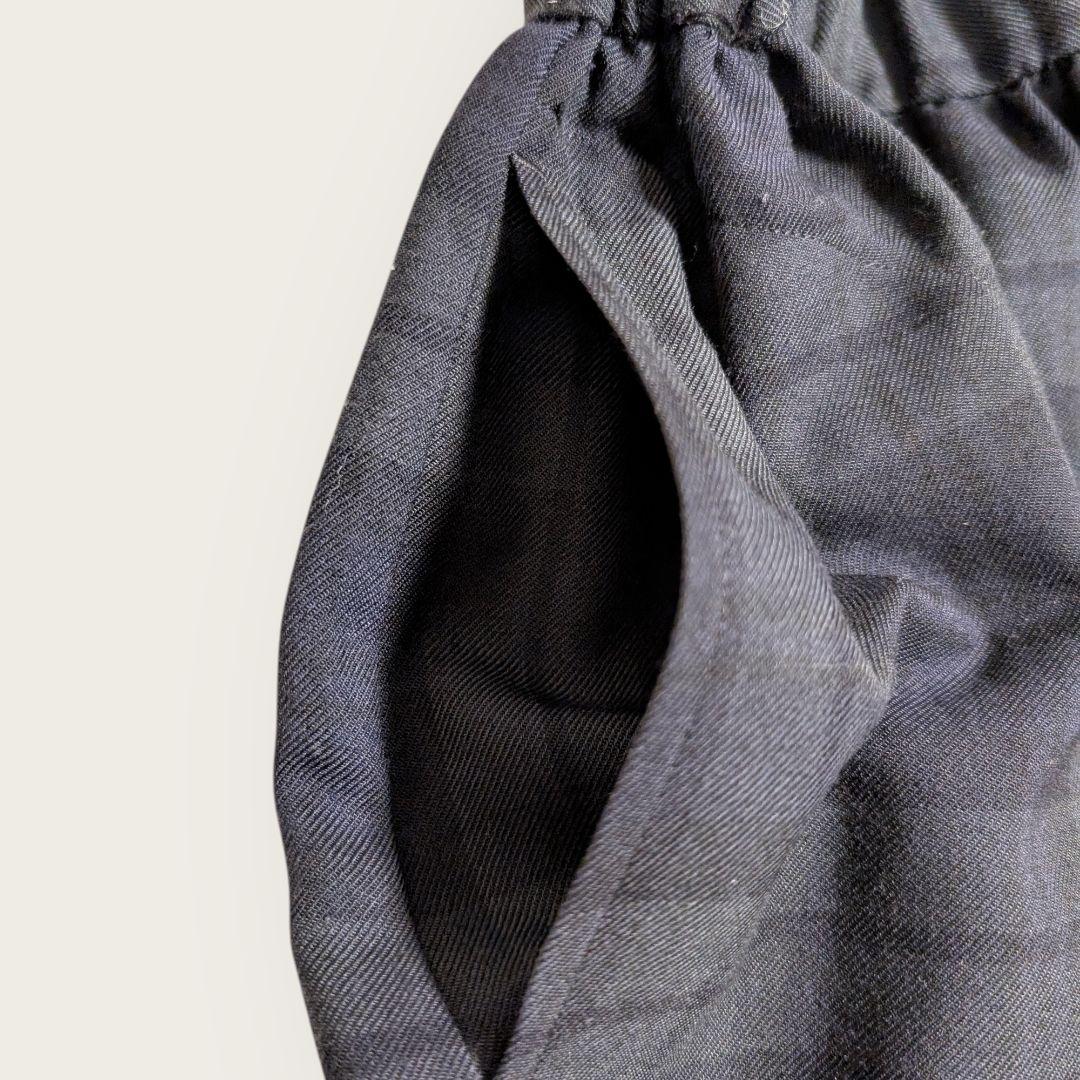 トラディショナルウェザーウェア　ギャザードボリュームキュロットパンツ　チェック