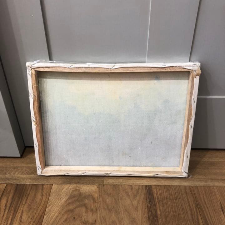 油絵アート（green flower）