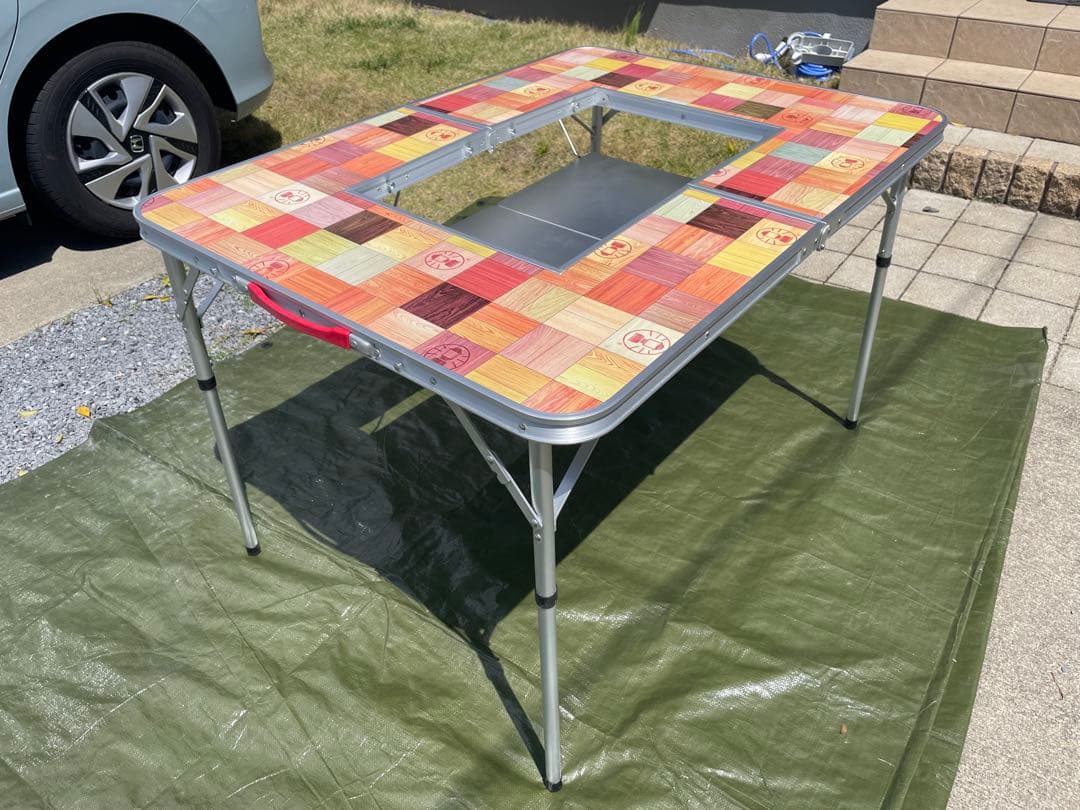 コールマン テーブル ナチュラルモザイクBBQテーブル 110プラス