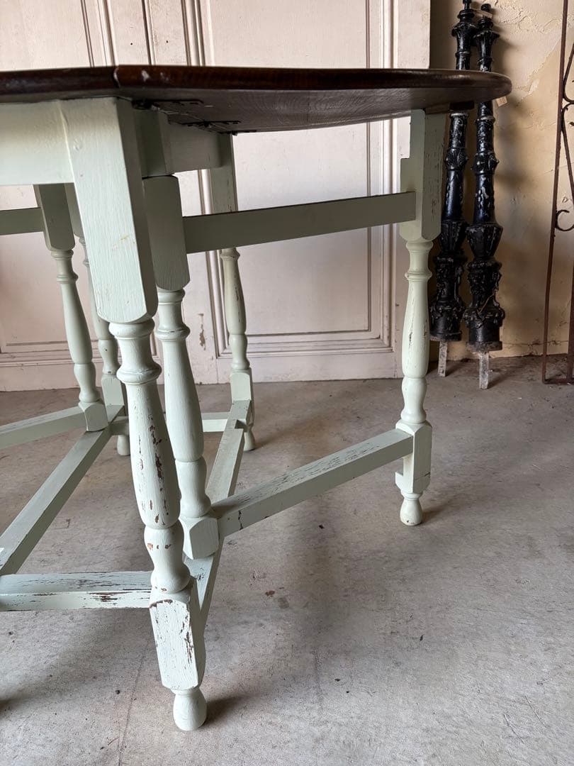 オーク　バタフライテーブル/ペイント