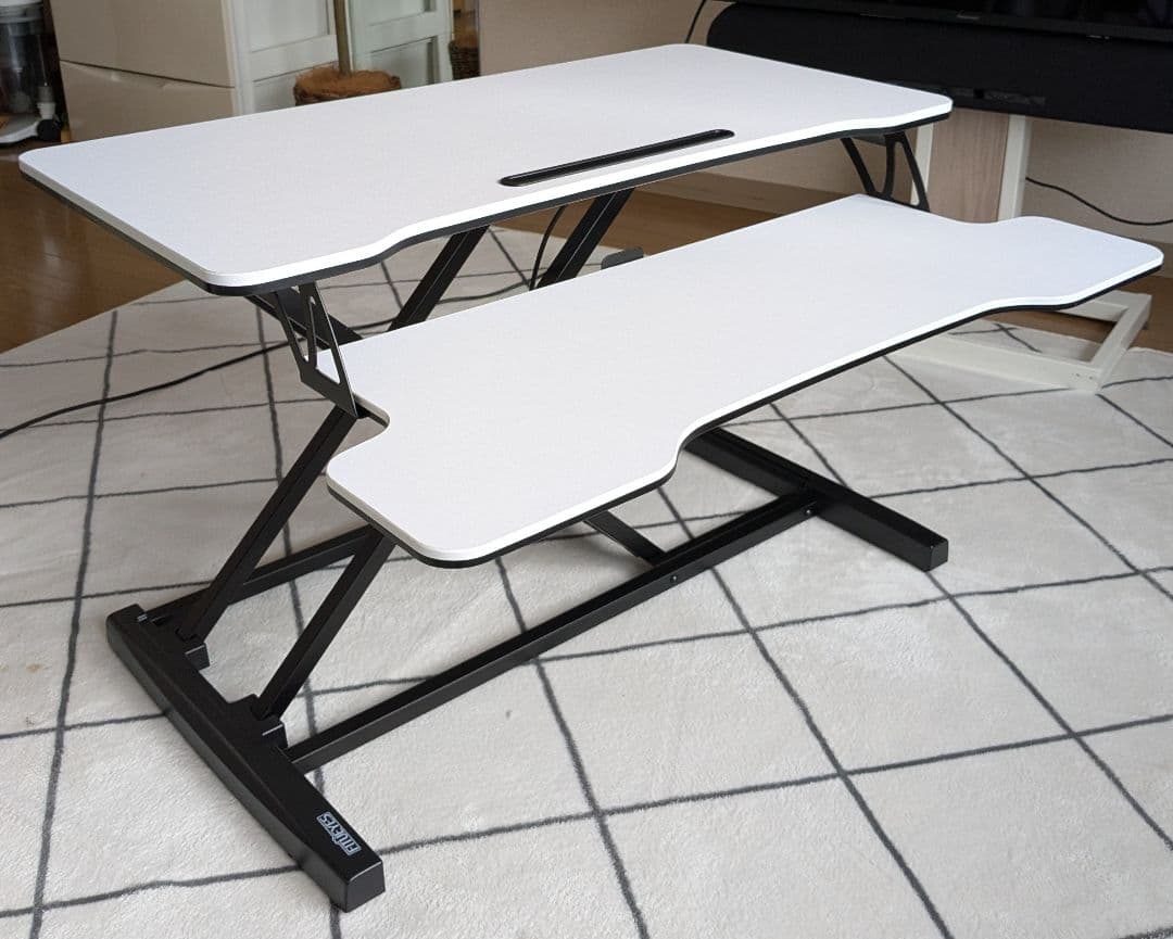 卓上スタンディングデスク　ガス昇降