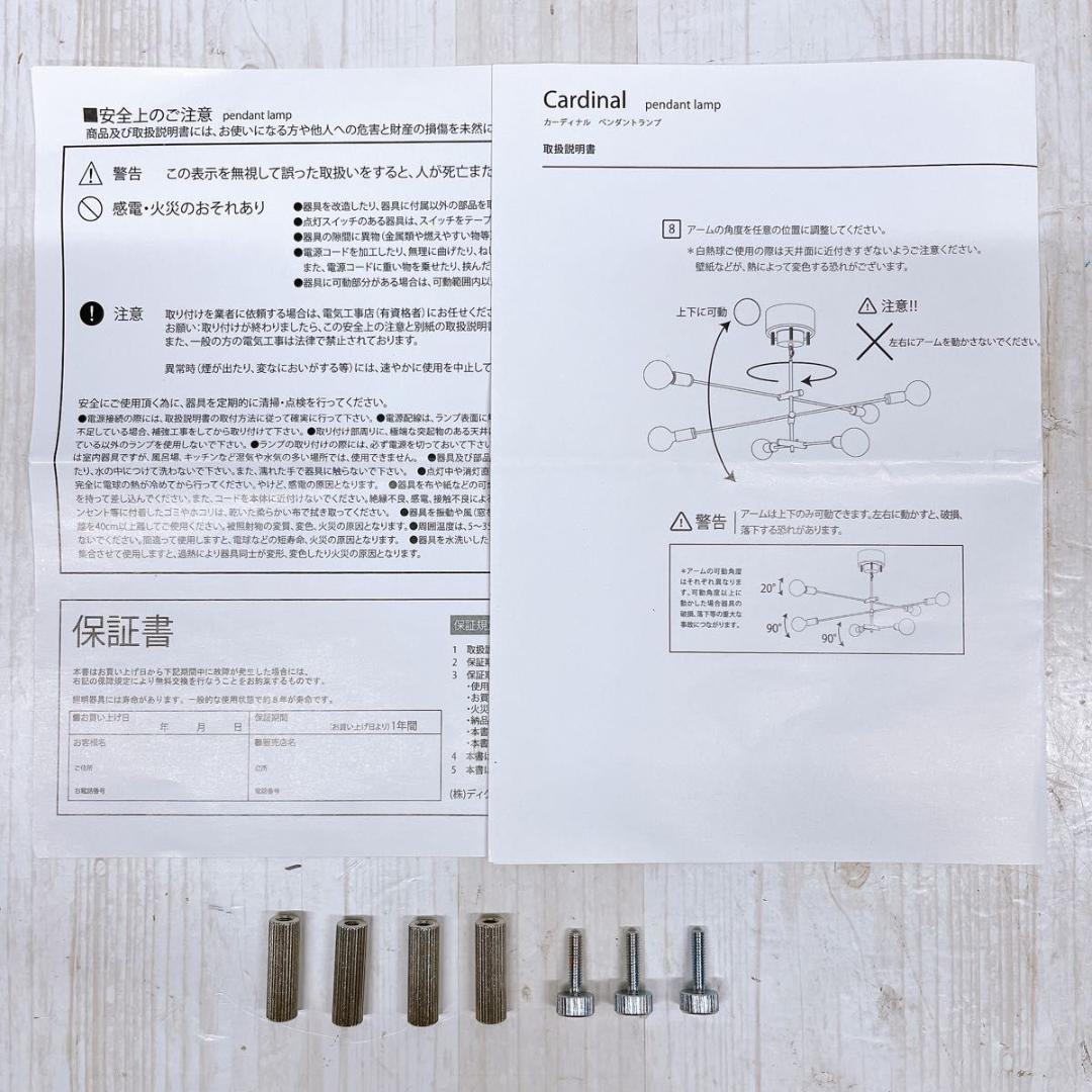 DI CLASSE ディクラッセ Cardinalカーディナル ペンダントランプ