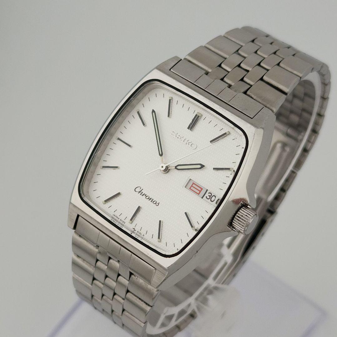 【美品】セイコー クロノス クォーツ【5H23-5110】【稼働品】メンズモデル