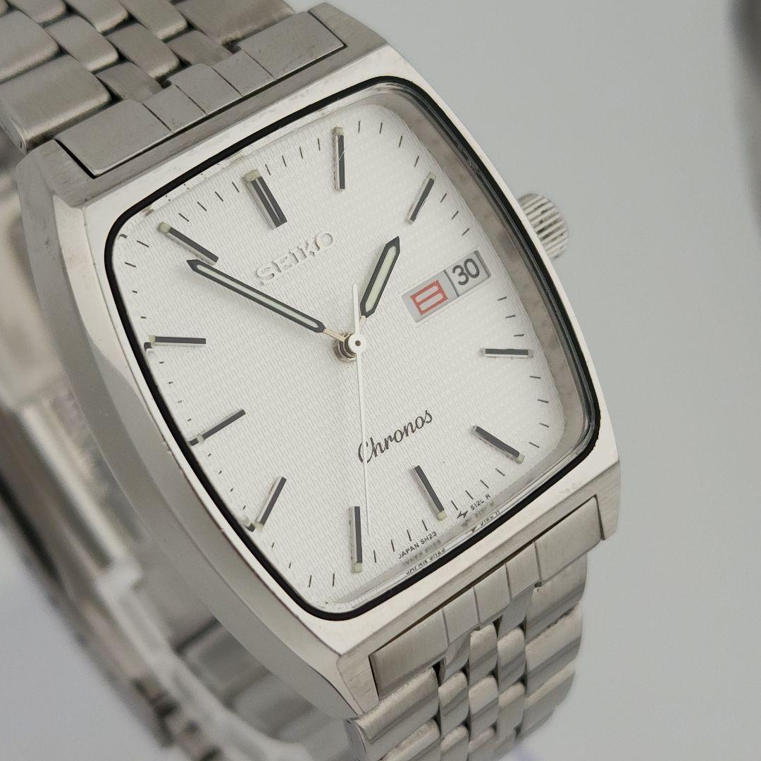 【美品】セイコー クロノス クォーツ【5H23-5110】【稼働品】メンズモデル