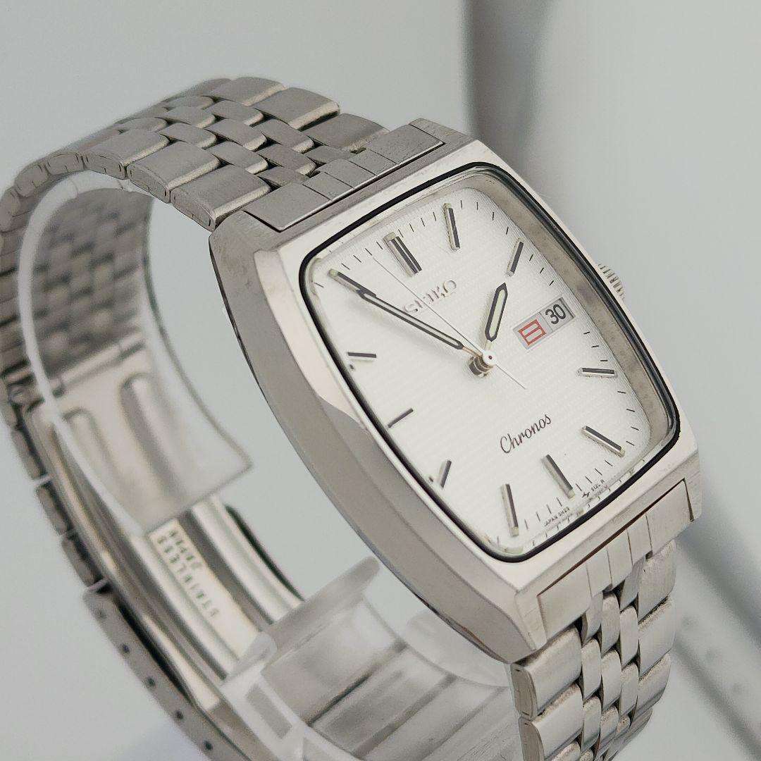 【美品】セイコー クロノス クォーツ【5H23-5110】【稼働品】メンズモデル