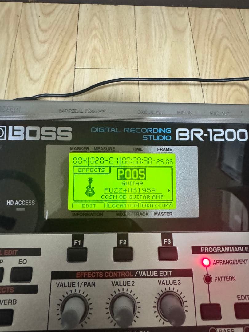 【電源確認済】マルチトラックレコーダー BOSS ボス BR-1200CD