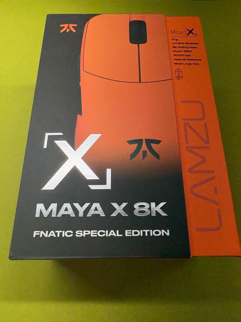 マウス・トラックボール LAMZU MAYA X 8K FNATIC SPECIAL EDITION