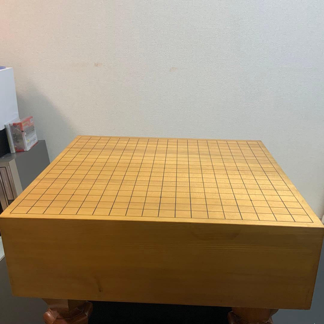 【本榧】【天柾目】囲碁盤 脚付 へそ付 カバー付