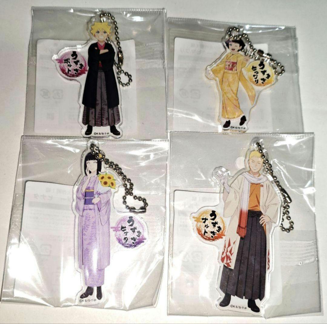 NARUTO ナルト一家 アクリルキーホルダー セット 忍里 ラーメン大作戦