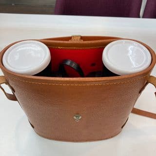 激レア！激安。美品！革製保存ケース付き！アンティークデトックスOMEGA望遠鏡