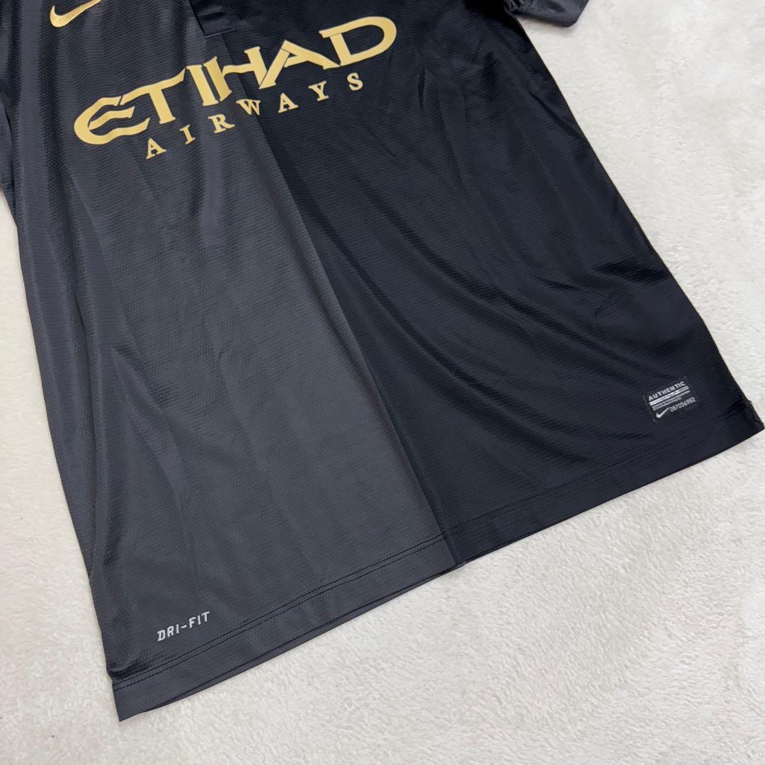 【美品】マンチェスターシティ レプリカユニフォーム 3rd ゲームシャツ