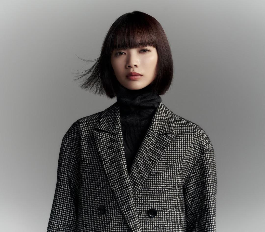 12/25-28限定価格　23区 ループミックスツイード ダブル ジャコット