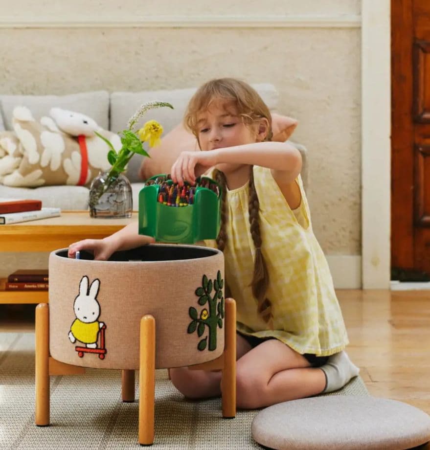 【新品未開封】スタディオクリップ　ミッフィー　さがら刺繍スツール