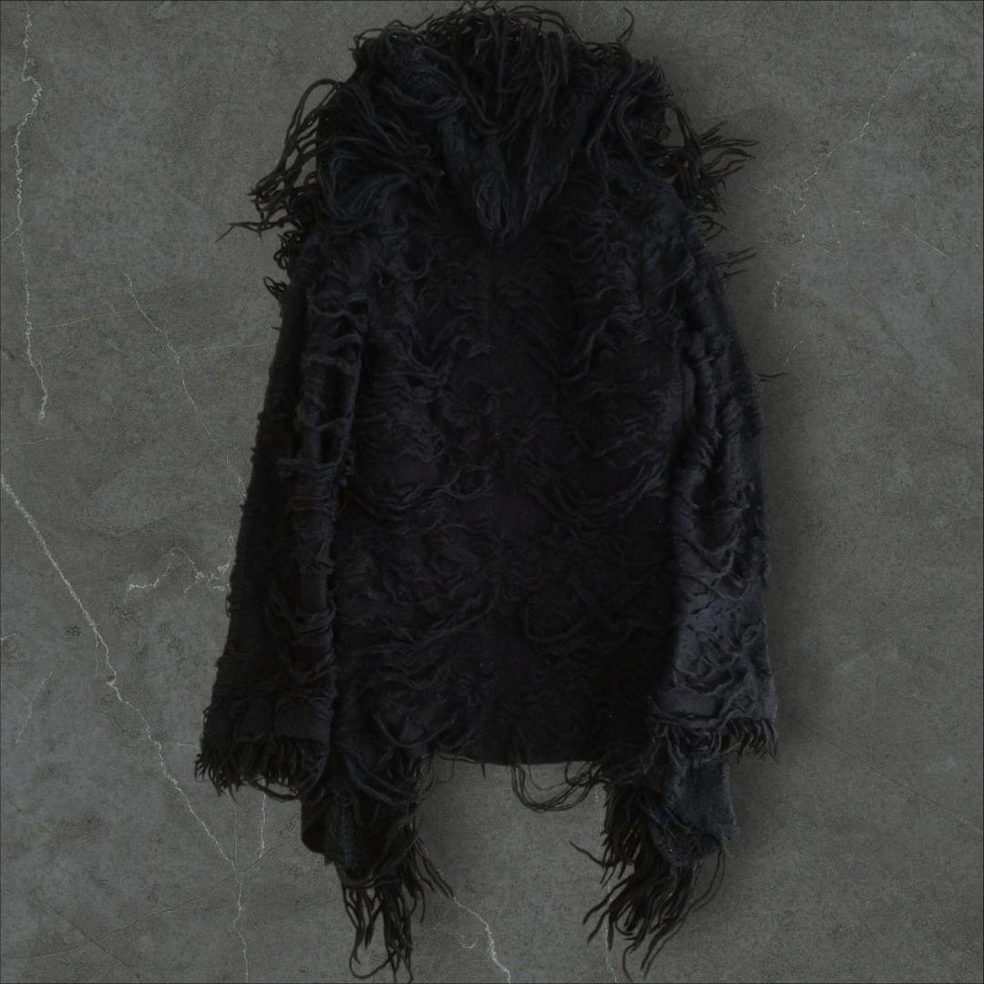 civarize gimmick frindge knit フリンジ パーカー