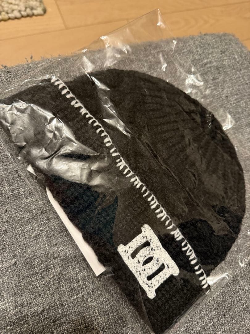 【新品未使用タグ付き‼️】 Darich DDロゴバスケットニットビーニー 黒