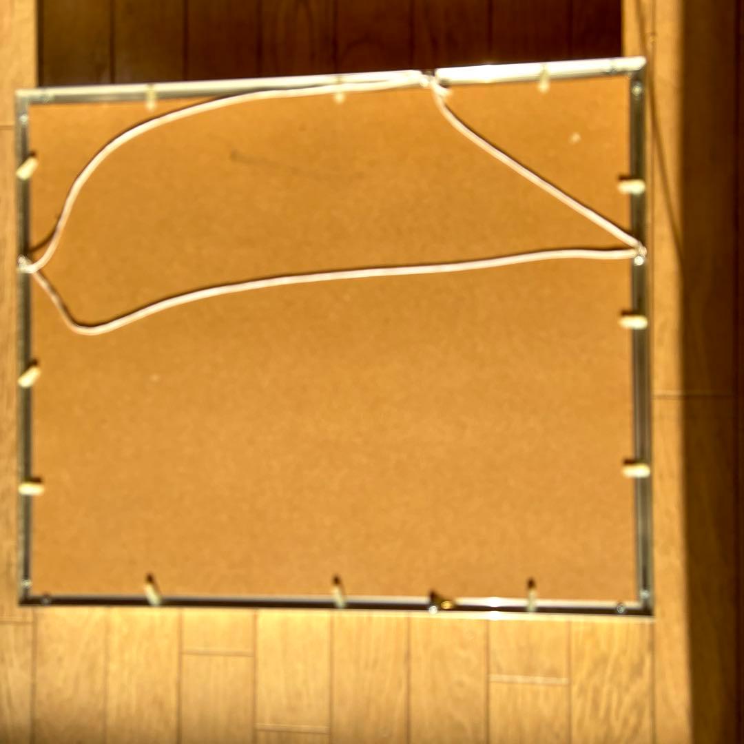 日本画 富士山 金色の額縁 作品