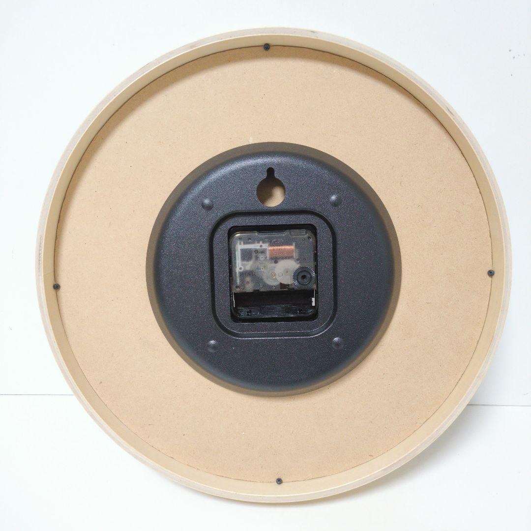 【極美品】レムノス　ふんぷんクロック　知育時計 木製シンプル壁掛け