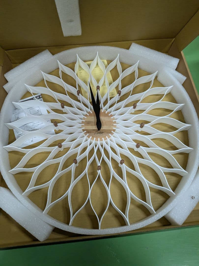 インターフォルム 掛け時計 ルファール CL-9903WH（ホワイト）