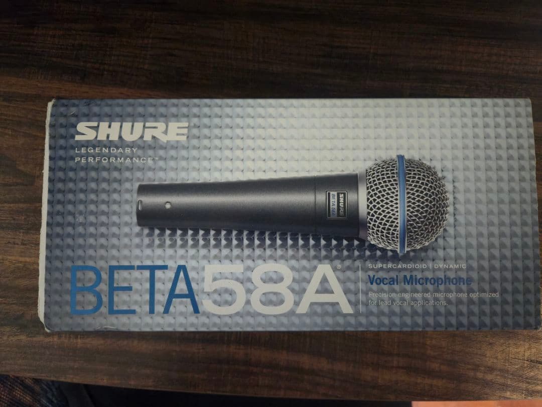 SHURE BETA58A 箱付き 使用1ヶ月程