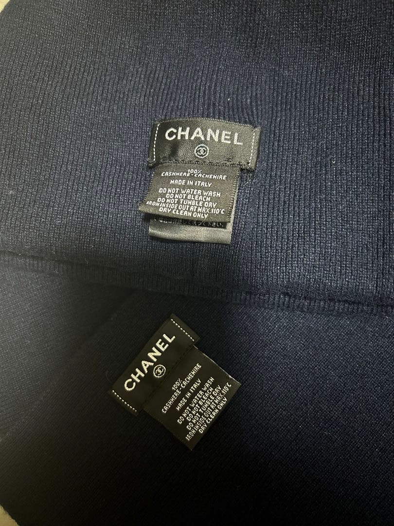 CHANEL マフラー&帽子セット売り
