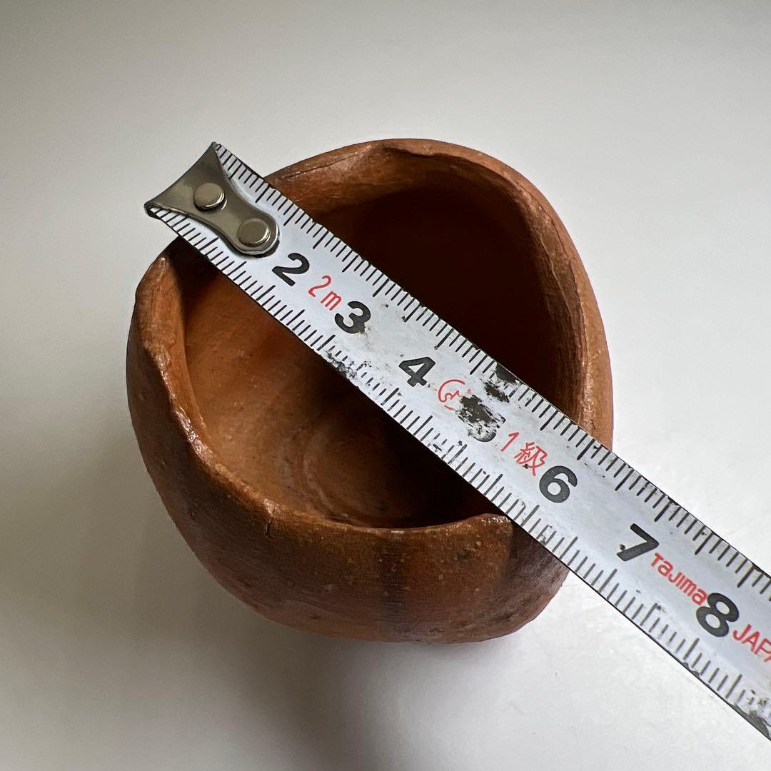 隠崎隆一　備前ぐい呑　共箱　幅約7㎝　東Y7-0507⭐︎2Fトヒサ