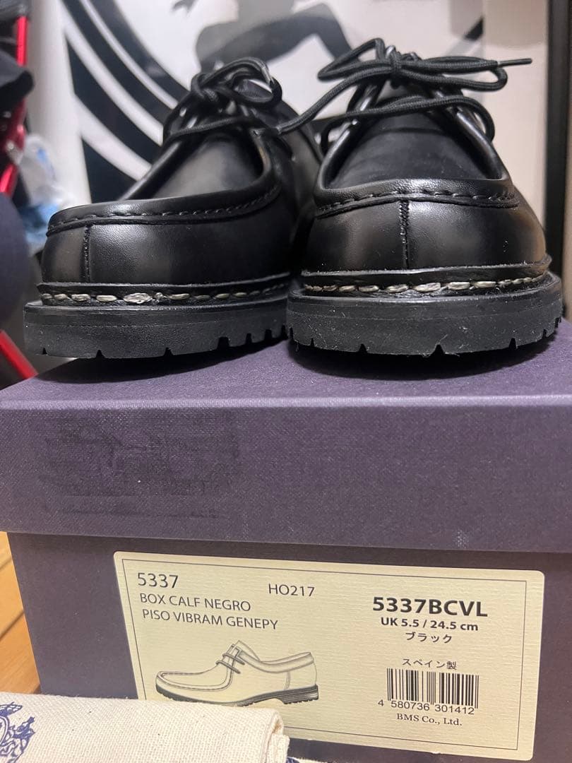 Berwick 5337BCVL ブラック モカシン UK5.5