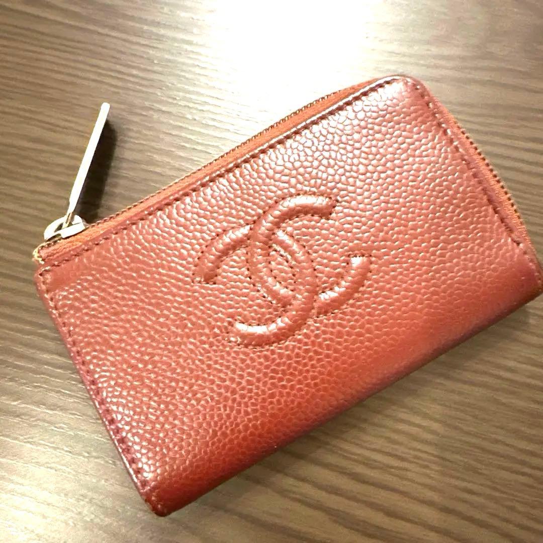 寿*司様 CHANEL シャネル 確実本物 ケース カードケース キャビア