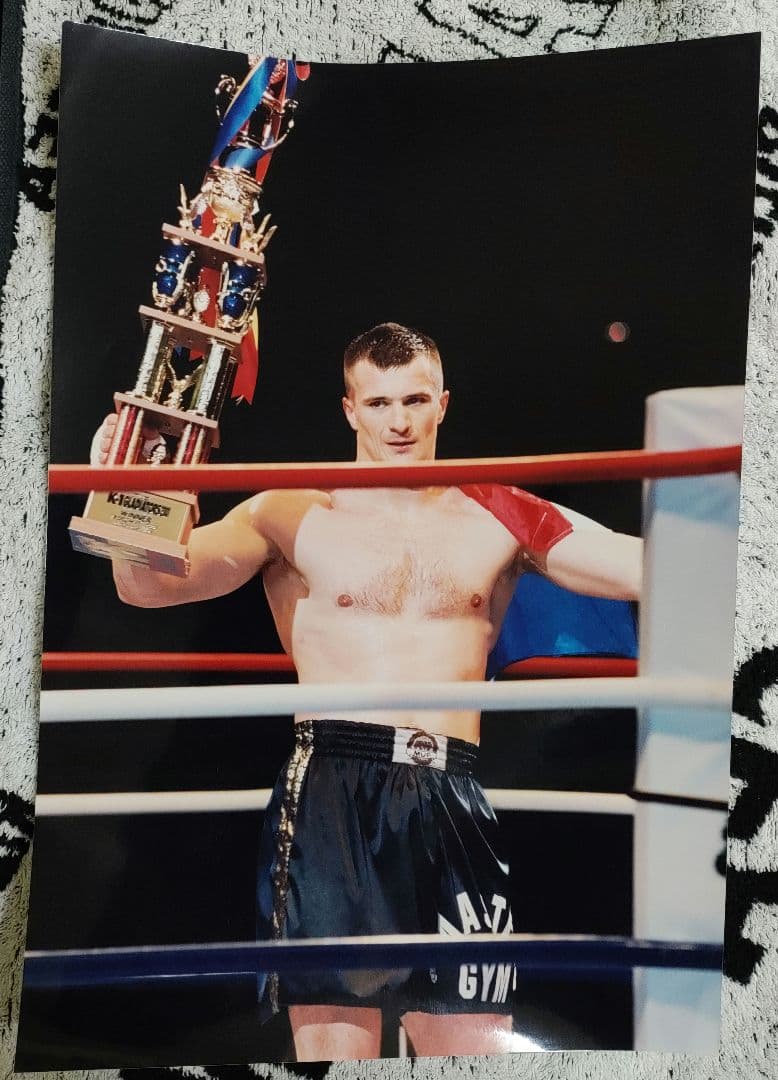 K-1勝利後ミルコ・クロコップ写真ほぼB4大判写真