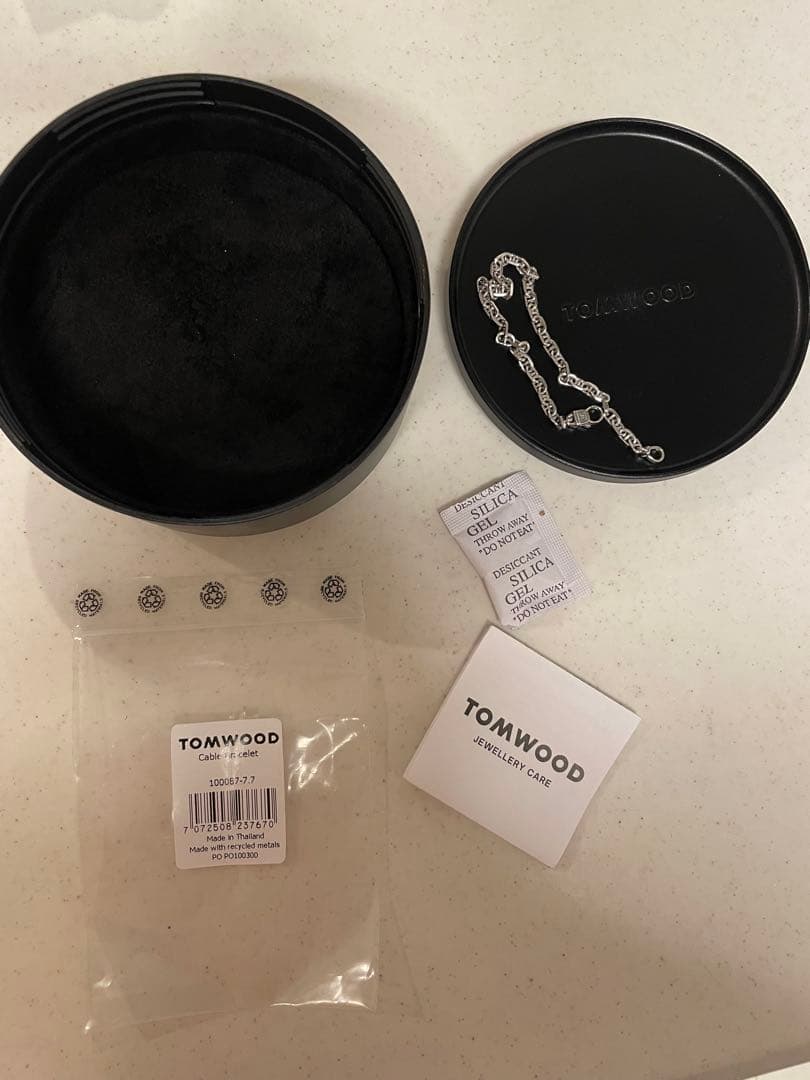 TOMWOOD シルバーチェーンブレスレット