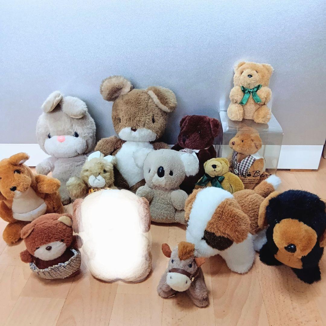 昭和レトロ ぬいぐるみ　吉徳 サンアロー アルファ タイトー MSP　まとめ売り