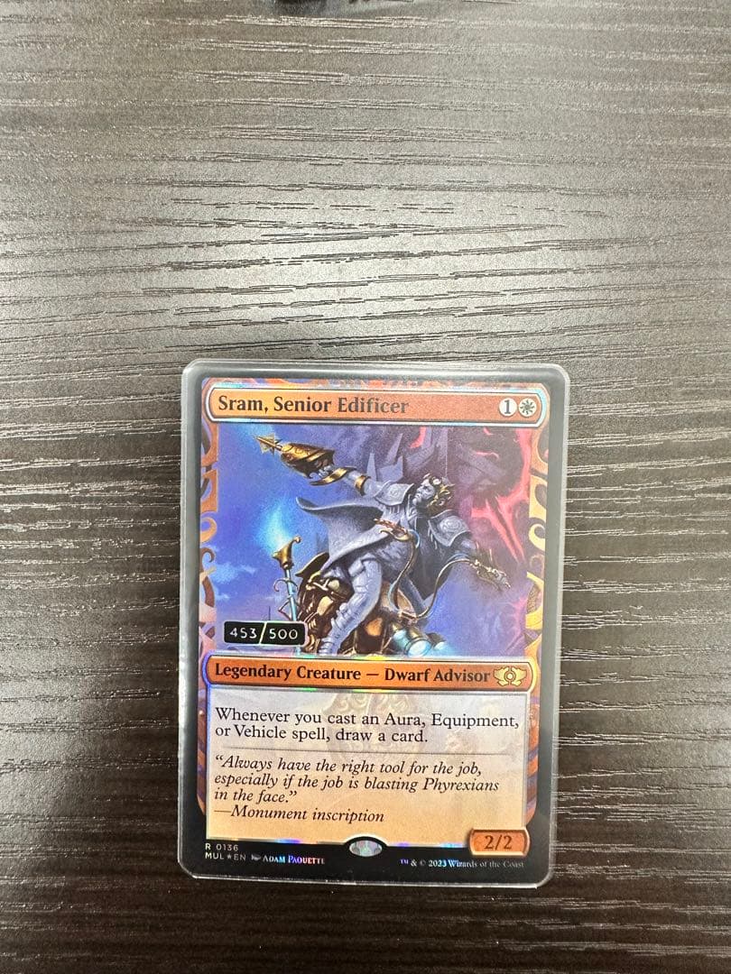 ダブルレインボウFOIL  MTG 上級建設官、スラム　453番