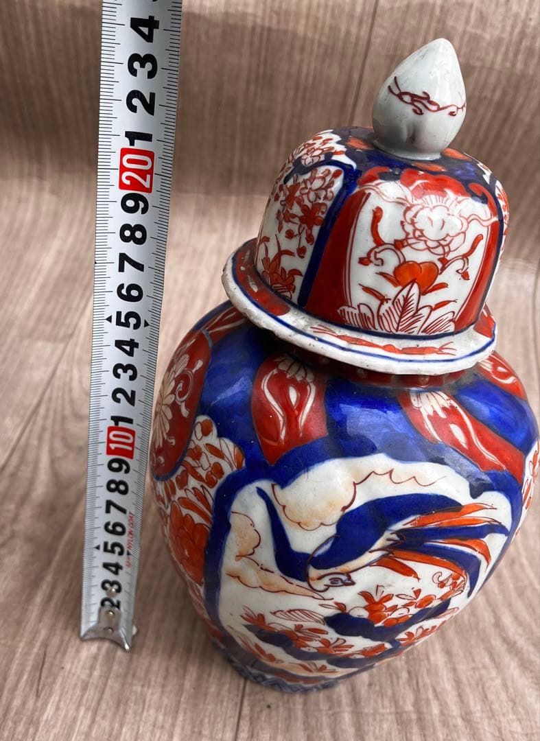 古伊万里 沈降壺骨董品 時代物 色絵