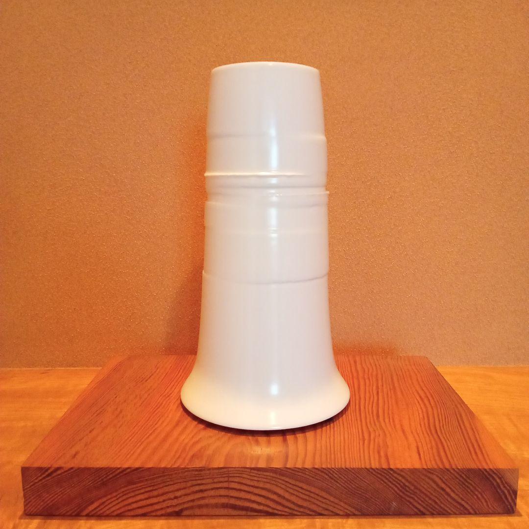 【真作 代表作】白瓷壷(個展購入作品)　人間国宝「前田昭博」作