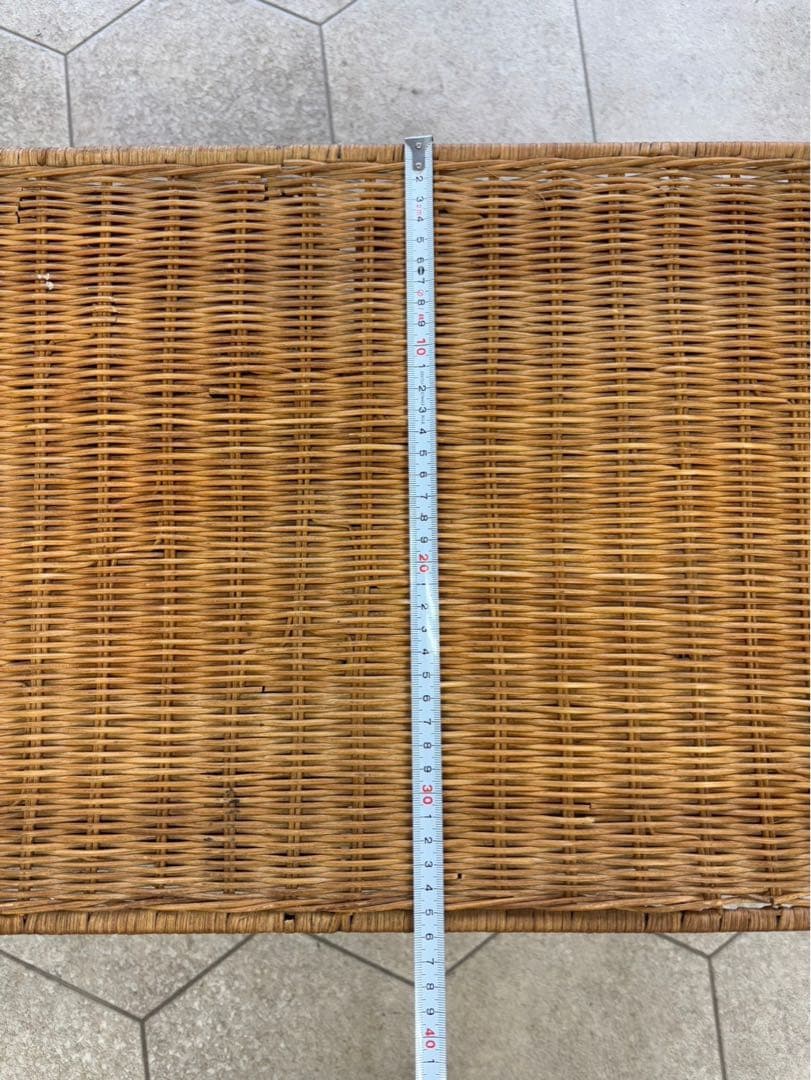 ラタン ランドリーチェスト 美品