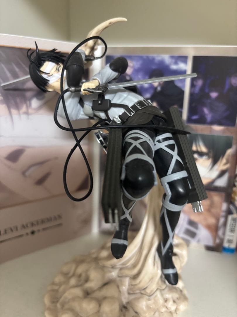 進撃の巨人一番くじ地ならし リヴァイB賞 ハンジC賞 フィギュアセット