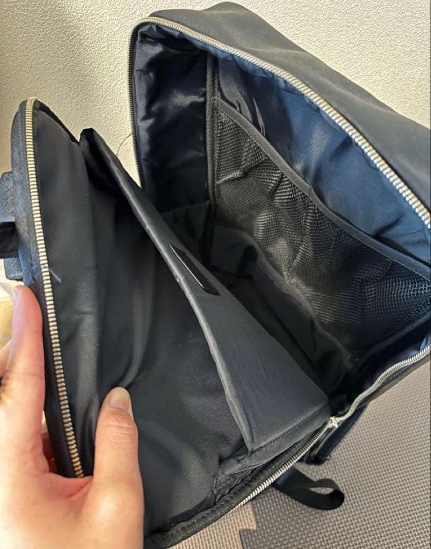 TAKEO KIKUCHI タケオキクチ ビジネスリュック ブラック美品